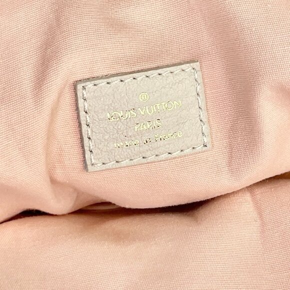 LOUIS VUITTON Pink Denim LV Messenger Bag Laptop Womens Pink White Crossbody GM - Picture 4 of 16